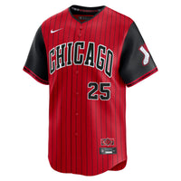 Chicago White Sox Andrew Vaughn Red/Black 2025 City Connect Limited Player Jersey