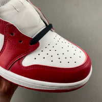 Low Top Sneakers, White Red Black Colorway, Lace Up Design, Casual Gift for Sneaker Fans