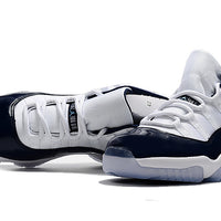 Sneakers, Navy Colorway, Lace Up Design, Casual Gift for Sneaker Fans