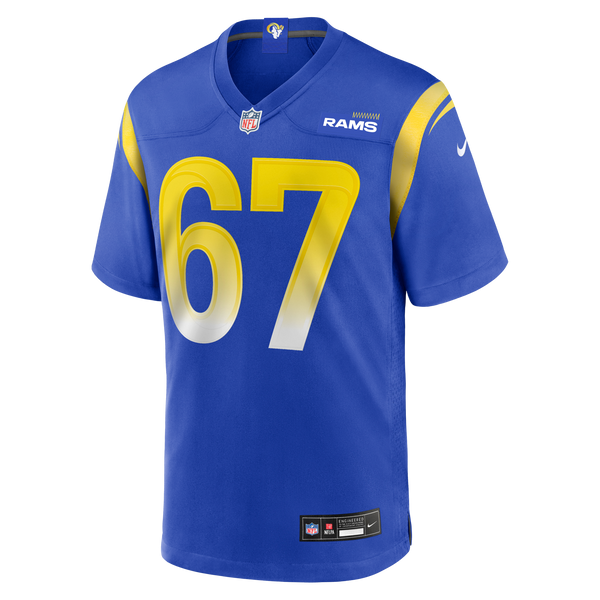 Los Angeles Rams Justin Dedich Royal Game Jersey