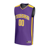 LSU Tigers NIL Pick-A-Player Lightweight Collegiate Basketball Fashion Jersey - Purple