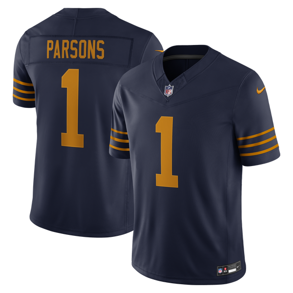 Green Bay Packers Micah Parsons Navy Alternate Stitched Limited Jersey