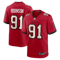 Tampa Bay Buccaneers A'Shawn Robinson Red Team Game Jersey