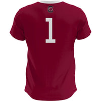 South Carolina Gamecocks Lightweight Soccer Fashion Jersey - Garnet