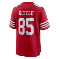 San Francisco 49ers George Kittle Scarlet 80th Anniversary Game Jersey