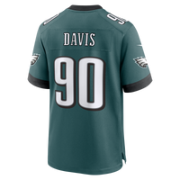 Philadelphia Eagles Jordan Davis Midnight Green Team Game Jersey