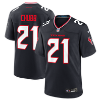 Houston Texans Nick Chubb Navy Team Game Jersey