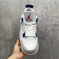 Mid Top Sneakers, Blue Colorway, Lace Up Design, Casual Gift for Sneaker Fans