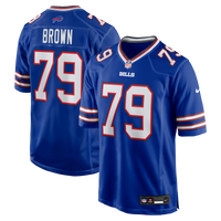 Buffalo Bills Ruben Brown Royal Game Retired Player Jersey