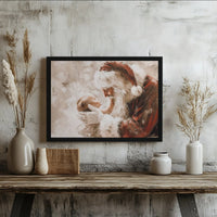 Whimsical Christmas Oil Painting Canvas Print, Santa Claus Holding Baby Canvas Wall Art, Holiday Santa Canvas Art, New Parents Xmas Present