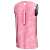 #1 Iowa Hawkeyes Lightweight Basketball Jersey - Pink