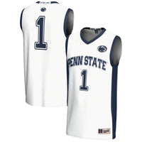 #1 Penn State Nittany Lions Lightweight Basketball Jersey - White