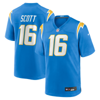 Los Angeles Chargers JK Scott Powder Blue Game Jersey