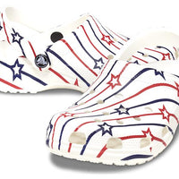 Classic Clogs - White / Blue / Red - Style 208877-94S