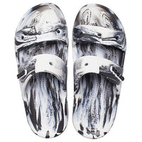 Classic Beach Clogs - Sports Marble - White / Black - Style 207701-103