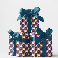 Sheltie Snowflake Gift Wrap, Shetland Sheepdog Christmas Wrapping Paper, Winter Dog Holiday Wrapping Paper Roll, Dog Lover Xmas Gift Wrap