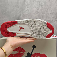 Mid Top Sneakers, Red Colorway, Valentine Design, Lace Up Design, Casual Gift for Sneaker Fans
