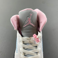 Low Top Sneakers, White Black Pink Colorway, Leather Footwear, Lace Up Design, Casual Gift for Sneaker Fans