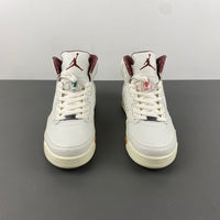 Low Top Sneakers, Burgundy White Green Colorway, Mismatched Colorway, Lace Up Design, Casual Gift for Sneaker Fans