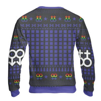 LGBTQ Pride Ugly Christmas Sweater, Don We Now Our Gay Apparel Sweatshirt, Gay Pride Holiday Sweatshirt, Rainbow Xmas Crewneck Sweatshirt