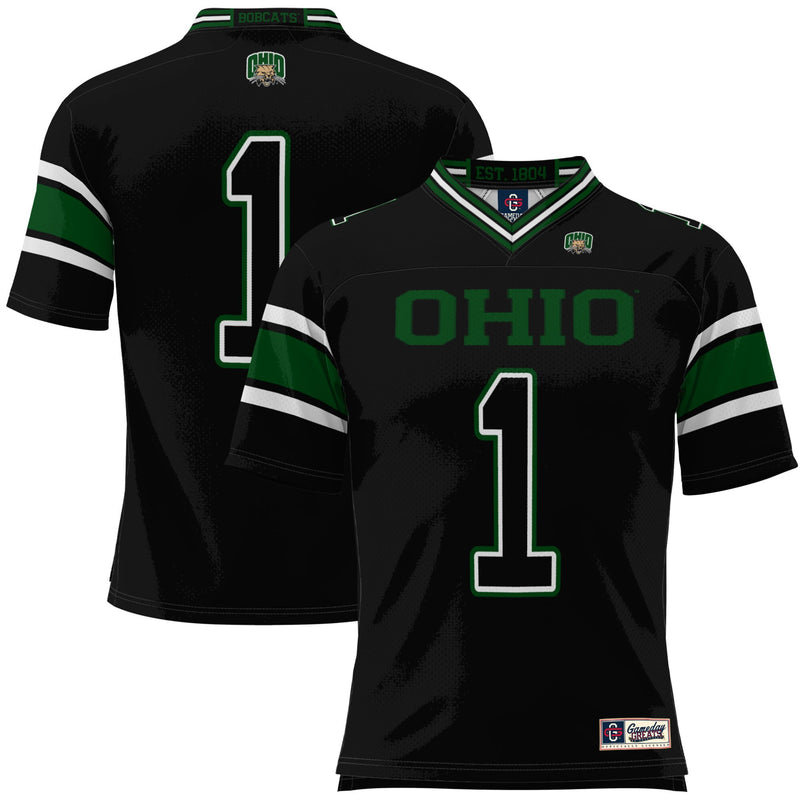 #1 Ohio Bobcats Football Jersey - Black