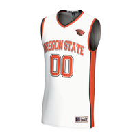Oregon State Beavers Lightweight Collegiate Basketball NIL Pick-A-Player Fashion Jersey - White