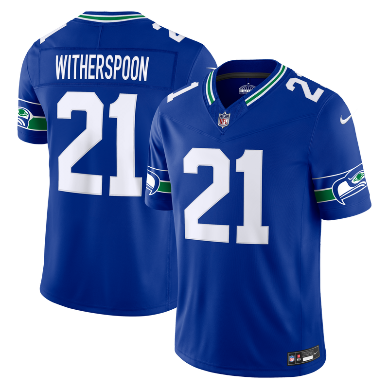 Seattle Seahawks Devon Witherspoon Royal Alternate Stitched Limited Jersey