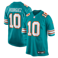 Miami Dolphins Jacob Rodriguez Aqua Alternate Game Jersey