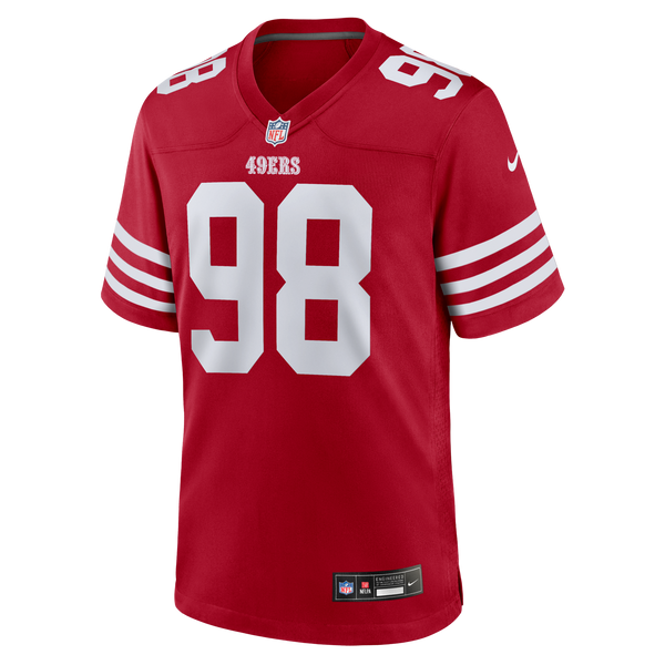San Francisco 49ers Mykel Williams Scarlet Team Game Jersey