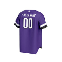 Northwestern Wildcats NIL Pick-A-Player Lightweight Collegiate Baseball Fashion Jersey - Purple