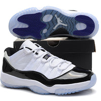 Low Top Sneakers, Black White Colorway, Lace Up Design, Casual Gift for Sneaker Fans
