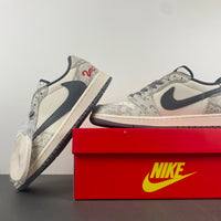 Low Top Sneakers, Off White Red Gray Colorway, Reverse Hook Design, Lace Up Design, Casual Gift for Sneaker Fans