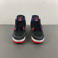 Low Top Sneakers, Blue Black Red Colorway, Lace Up Design, Casual Gift for Sneaker Fans
