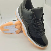 Low Top Sneakers, Black Pink Colorway, Lace Up Design, Casual Gift for Sneaker Fans