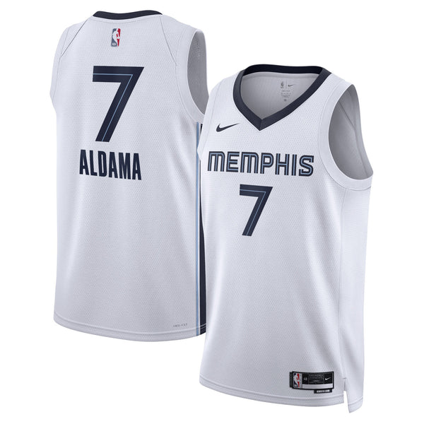 Memphis Grizzlies Association Edition Swingman Jersey - White - Santi Aldama
