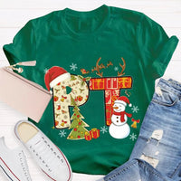 PT Snowman Graphic Tee, Physical Therapy Christmas Shirt, Physical Therapist Holiday T-Shirt, Winter Rehab Clinic Tee, PT Christmas Present