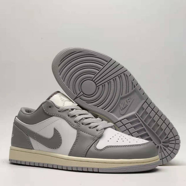 Retro Low Top Sneakers, Gray Colorway, Lace Up Design, Casual Gift for Sneaker Fans