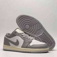 Retro Low Top Sneakers, Gray Colorway, Lace Up Design, Casual Gift for Sneaker Fans