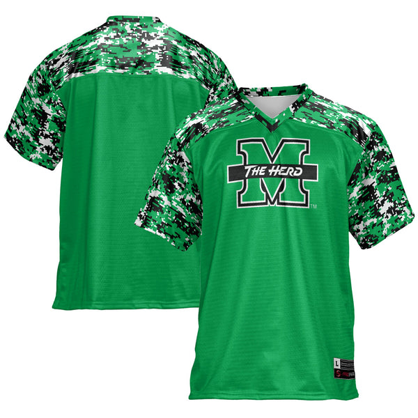Marshall Thundering Herd Football Jersey - Kelly Green