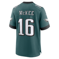 Philadelphia Eagles Tanner McKee Midnight Green Team Game Jersey