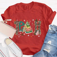 Bookish Xmas Tree T-Shirt, Teacher Christmas Books Tree Shirt, Reading Teacher Holiday Shirt, School Educator Tee, Book Lover Christmas Present