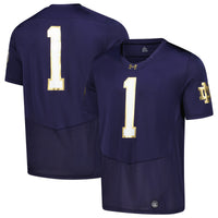 Navy Notre Dame Fighting Irish Replica Football Jersey