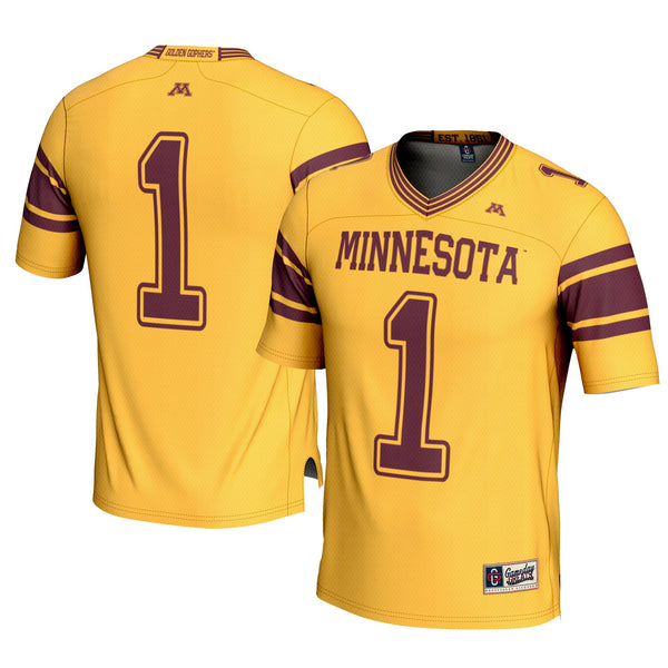 #1 Minnesota Golden Gophers Football Jersey – Gold