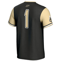 #1 Purdue Boilermakers Lightweight Softball Jersey - Gold