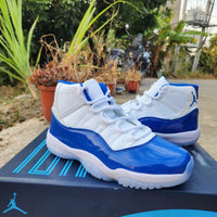 Sneakers, Royal Blue White Colorway, Lace Up Design, Casual Gift for Sneaker Fans