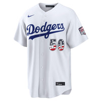 Fourth of July Los Angeles Dodgers Mookie Betts White USA 250 Stadium Jersey
