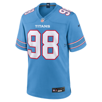 Tennessee Titans Jeffery Simmons Light Blue Game Jersey