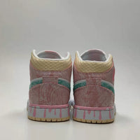 Sneakers, White Pastel Colorway, Lace Up Design, Casual Gift for Sneaker Fans