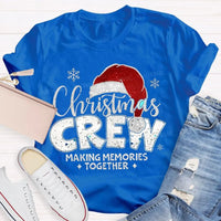 Making Memories Together Tee, Christmas Crew Shirt, Holiday Santa Hat Graphic T-Shirt, Matching Family Christmas Shirt, Group Holiday Tee