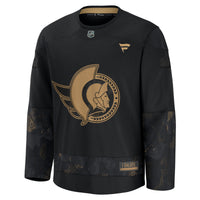 Ottawa Senators Black 2024 Military Appreciation Practice Jersey